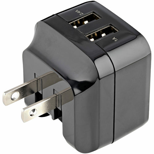 2 PORT USB WALL CHARGER HUB DUAL PORT USB-A POWER ADAPTER PLUG