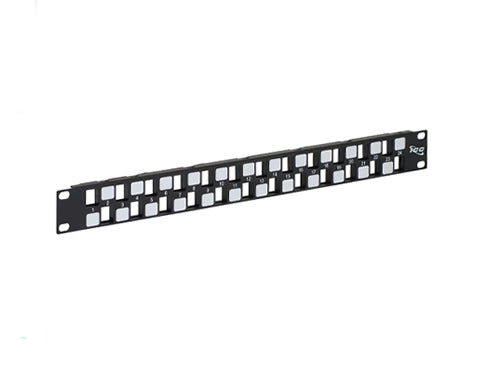 PATCH PANEL- BLANK- EZ- 24-PORT- 1 RMS
