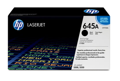 BLACK TONER CARTRIDGE FOR COLOR LASERJET 5500 5550 13K YLD