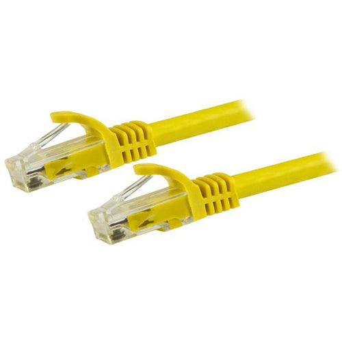 12FT YELLOW CAT6 ETHERNET CABLE SNAGLESS RJ45 UTP PATCH CABLE CORD
