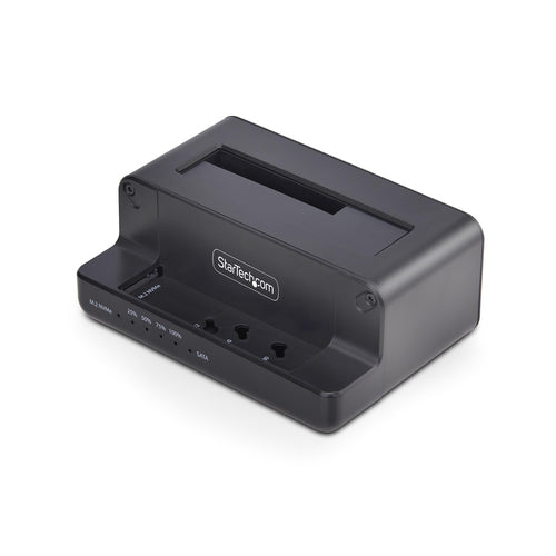 DUAL BAY STANDALONE SSD CLONER M.2 NVME TO 2.5/3.5 SATA DUPLICATOR