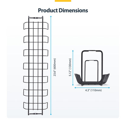 UNDER DESK CABLE MANAGEMENT - BASKET STYLE CABLE ORGANIZER TRAY