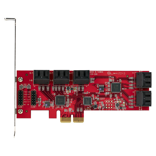 10 PORT SATA PCIE CARD ADAPTER PCIE SATA EXPANSION CONTROLLER