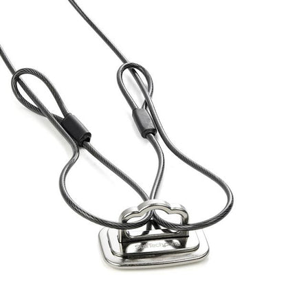 LAPTOP CABLE LOCK ANCHOR STEEL DESK MOUNT COMPUTER SECURITY ANCHOR