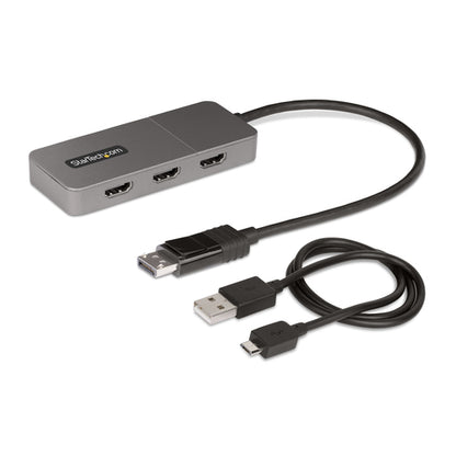 3-PORT DISPLAYPORT MST HUB - MULTI-MONITOR ADAPTER WINDOWS (MST14DP123HD)
