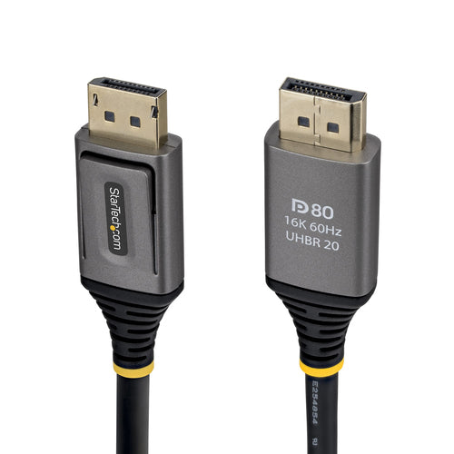DISPLAYPORT 2.1 CABLE 8K 60HZ VESA CERTIFIED/DP 2.1/DP80/UHBR20 (DP21V-2M-DP80-CABLE)