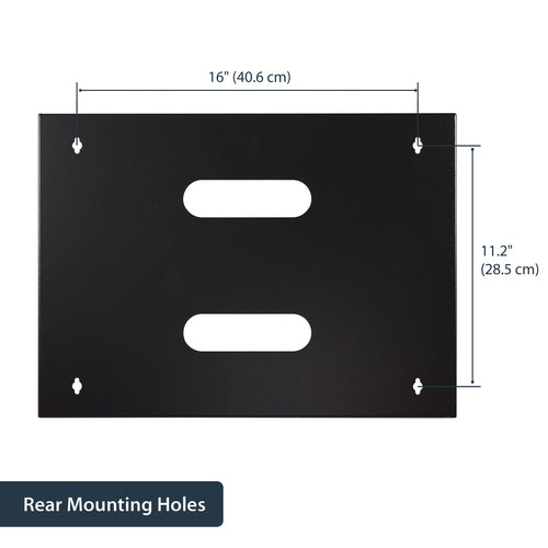 WALL MOUNT PATCH PANEL BRACKET 8U NETWORK PANEL MOUNTING BRACKET (WALLMOUNT8)