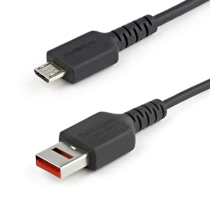3FT SECURE CHARGING CABLE USB A MICRO USB DATA BLOCKER POWER CORD
