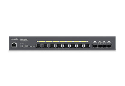 ENGENIUS CLOUD ECS5512FP 10-GIG 8PORT POE++ SWITCH 4 SFP+ PORTS