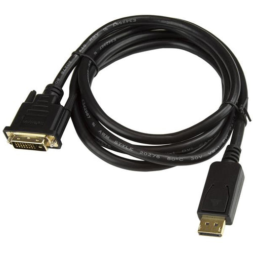 6FT DISPLAYPORT TO DVI CABLE DP 1.2 TO DVI ADAPTER/CONVERTER CORD