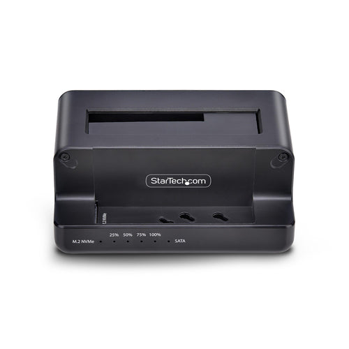 DUAL BAY STANDALONE SSD CLONER M.2 NVME TO 2.5/3.5 SATA DUPLICATOR