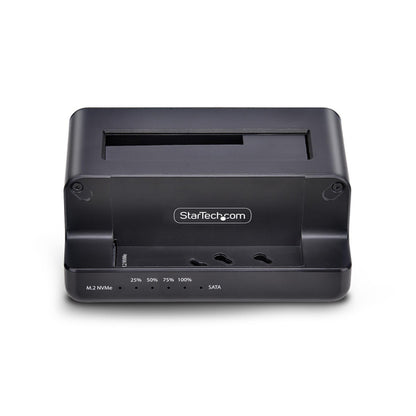 DUAL BAY STANDALONE SSD CLONER M.2 NVME TO 2.5/3.5 SATA DUPLICATOR