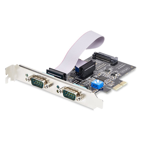 2-PORT SERIAL PCIE CARD - PCI EXPRESS RS232/RS422/RS485 CARD