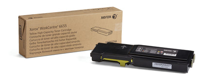 YELLOW HIGH CAPACITY TONER CARTRIDGE WORKCENTRE 6655 7500PAGES