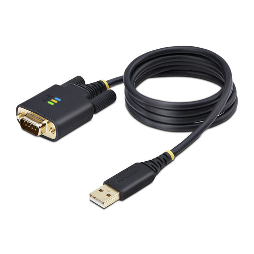 3FT USB TO SERIAL CABLE -  USB TO DB9 RS232 ADAPTER