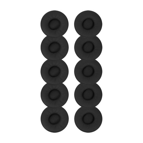 10PK LEATHERETTE EAR CUSHIONS L
