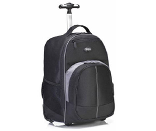 TSB750US BLACK GRAY COMPACT ROLLER BACKPACK FOR 16IN