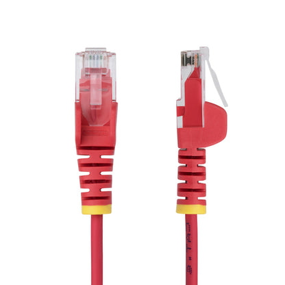 SLIM CAT6 CABLE RED LSZH SLIM SNAGLESS RJ45 UTP PATCH CABLE (N6PAT6INRDS)
