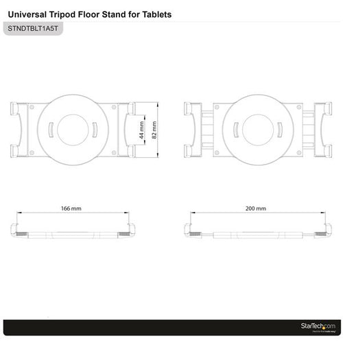 ADJUSTABLE TABLET TRIPOD STAND ADJUSTABLE PORTABLE TABLET HOLDER