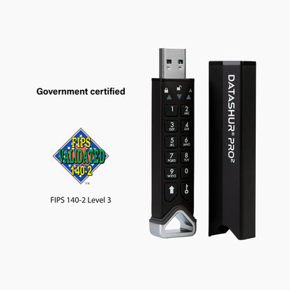 ISTORAGE DATASHUR PRO2 16GB FIPS140-2 LEVEL3 HARDWARE ENCRYPTED
