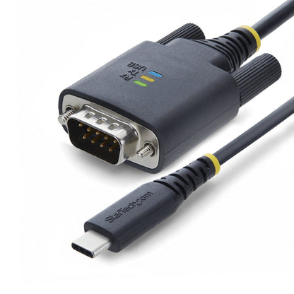 6.6FT USB-C TO SERIAL TO NULL MODEM ADAPTER CABLE - FTDI RS232 (1P6FFCN-USB-C-SERIAL)