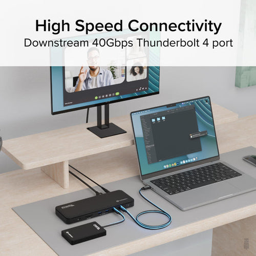 PLUGABLE TBT4 USB4 HDMI DOCK THUNDERBOLT 4 USB4 DUAL HDMI DOCK