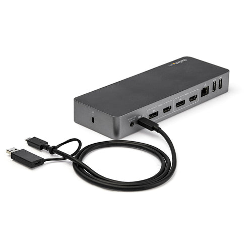 DUAL MONITOR USB C USB A DOCK TYPE C DOCKING STATION USBC DOCK