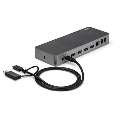 DUAL MONITOR USB C USB A DOCK TYPE C DOCKING STATION USBC DOCK