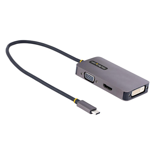 USB C VIDEO ADAPTER CONVERTER W/HDMI VGA DVI MULTI DISPLAY DONGLE