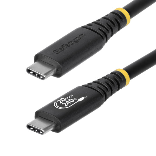 6FT USB4 CABLE BLACK USB-IF CERTIFIED 4K120/DP2.1/240W/20GBPS