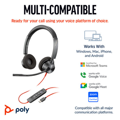 POLY BW 3320-M USB-C HS USB-C/A +USB-C/A (8X220AA)