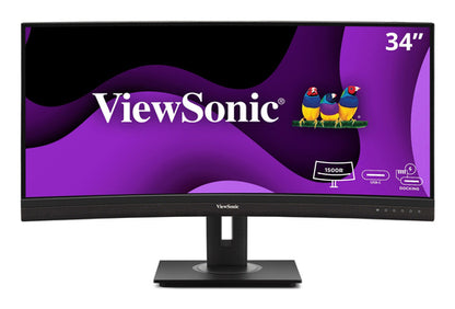 34IN UWQHD CURVED DOCKING MONIT WITH ERGONOMIC 21:9 100W USB C AND (VG3456CA)