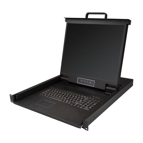 VGA RACKMOUNT KVM CONSOLE INTEGRATED LCD MONITOR KVM SWITCH