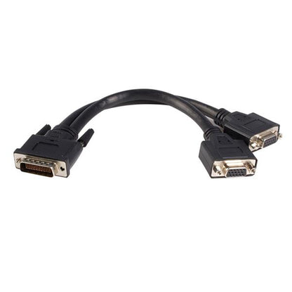 8IN DMS 59 TO DUAL VGA CABLE ADAPTER DMS 59 M TO 2XVGA F