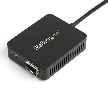 USB TO FIBER OPTIC CONVERTER OPEN SFP GIGABIT FIBER ADAPTER (US1GA30SFP)