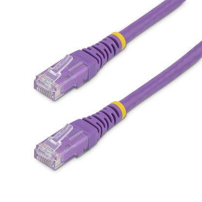 15FT PURPLE CAT6 ETHERNET CABLE RJ45 UTP PATCH CABLE GIGABIT LAN