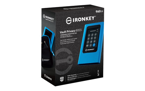960GB IRONKEY VAULT PRIVACY 80 XTS-AES 256-BIT ENCRYPTED EXTERNAL