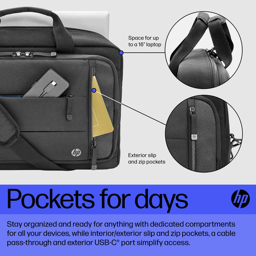 SMART BUY RENEW EXECUTIVE 16IN LAPTOP BAG (6B8Y2AA)