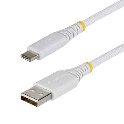 6FT USB-A TO USB-C CABLE BRAIDED USB 2.0 CHARGER CORD (USB2AC6FBRWH)