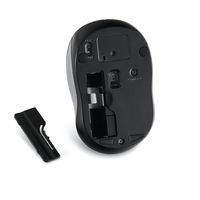 SILENT WIRELESS BLUE LED MOUSE GRAPHITE MULTI BUTTON ERGONOMIC (99769)