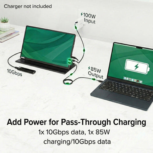 PLUGABLE USB-C PORTABLE DISPLAY 15.6 DISPLAY WITH FOLDING COVER