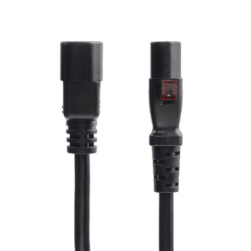 10FT POWER EXTENSION CORD IEC C14 TO LOCKING C13 10A 250V