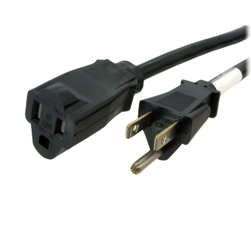 10FT POWER EXTENSION CORD NEMA 5-15R TO 5-15P COMPUTER POWER CORD