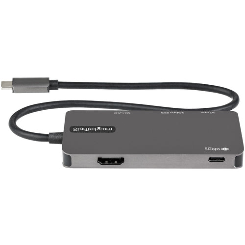 USB C MULTIPORT ADAPTER 60W PD 4K HDMI USB HUB MINI TRAVEL DOCK (DKT30CHSDPD)