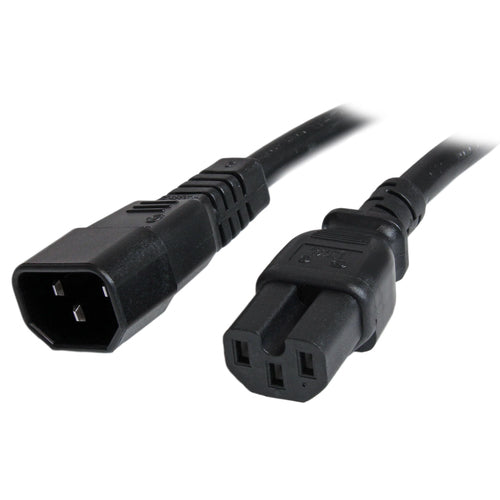 6FT COMPUTER POWER CORD C14 TO C15 AC POWER PC EXTENSION CABLE