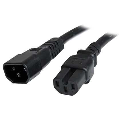6FT COMPUTER POWER CORD C14 TO C15 AC POWER PC EXTENSION CABLE