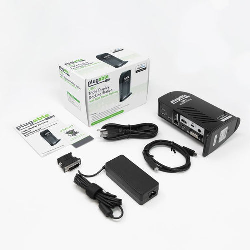 PLUGABLE UD-ULTCDL USB-C TRIPLE DISPLAY DOCK W/ PD