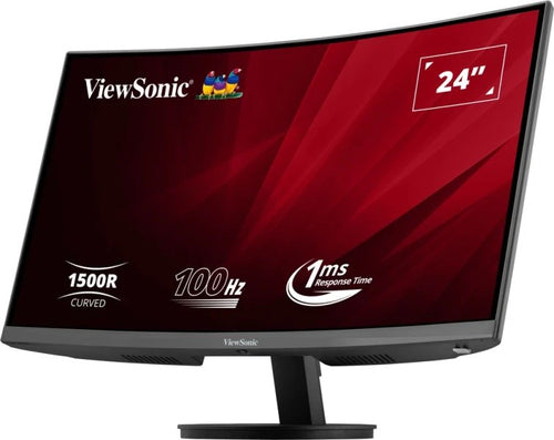 24IN 1080P VA CURVED MONITOR WITH VARIABLE REFRESH RATE HDMI AND