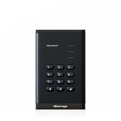 ISTORAGE DISKASHUR3 HDD-PIN-BLK 2TB HARDWARE ENCRYPTED HDD