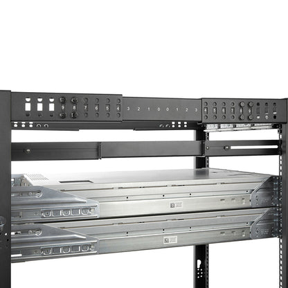 UNIVERSAL SERVER RACK RAILS 1U ADJUSTABLE NETWORK RACK MOUNT RAILS